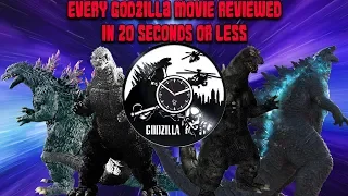 Every Godzilla Movie Reviewed In 20 Seconds