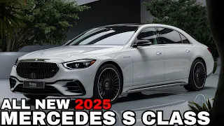2025 Mercedes S-Class Unveiled! The most luxurious model!