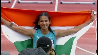 Jyothi Yarraji claims Gold | Asian Athletics Championship 2023