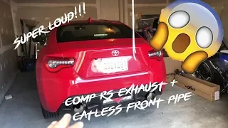 MXP COMP RS EXAHUST+ CATLESS FRONT PIPE INSTALL 86/FRS/BRZ