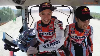 Márquez and Pedrosa, winners of the first ‘TractorGP’
