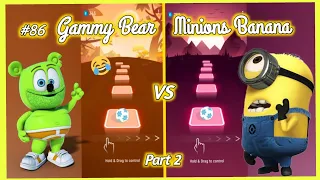 Tiles Hop - The Gammy Bear vs Minions Banana Part 2. V Gamer