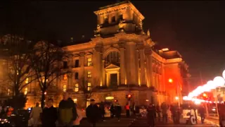 Mauer-Jubiläum: Die Lichtgrenze in Berlin 25 Jahre Mauerfall am 7.11.2014