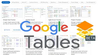 Google Tables. Моделирование любых сущностей проекта