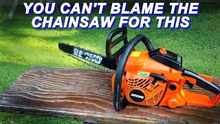 Here's Why The Chain Keeps Coming Off This Echo Chainsaw