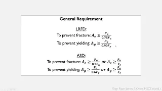 Tension Members: Design of Tension Members