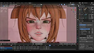 Kid Rig Pose Facial Animation play/ simple rigging key shape