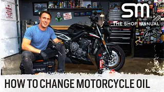 How to Change Motorcycle Oil in Under 20 Minutes | The Shop Manual