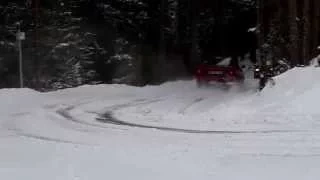 Audi 80 Quattro Snow drift