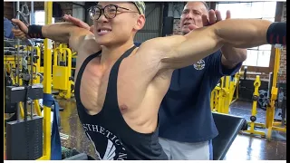 CHEST workout with Men's Physique IFBB PRO - Scott Zheyu (张哲瑜）
