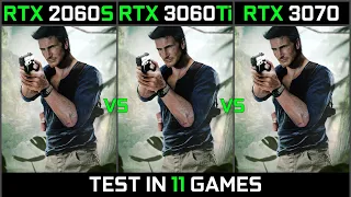 RTX 2060s vs Rtx 3060Ti vs RTX 3070 | Test in 11 Games | 2022