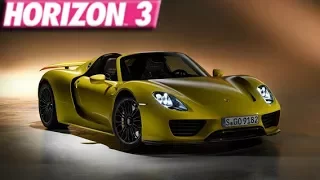 Forza Horizon 3 : 270+ MPH Porsche 918 Spyder Build