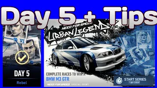 BMW M3 GTR day 5 + tips - NFS No Limits