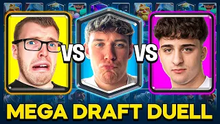 😱🤯BIGSPIN vs. DOMINIK vs. LUKAS - MEGA AUSWAHL DUELL ESKALIERT! | Clash Royale Deutsch