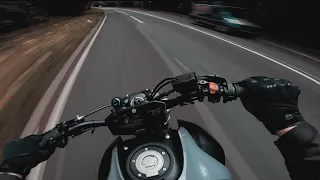 Testing the Quickshifter. | YAMAHA MT-07 AKRAPOVIC + QUICKSHIFTER [4K]