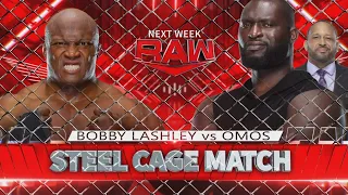 Omos vs Bobby Lashley (Steel Cage - Full Match)