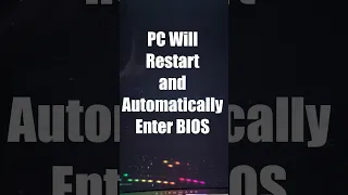 Quickly Enter BIOS With One Click