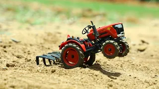Mahindra Jivo 245 Di Tractor Plowing Field | Mini Tractor | Cs Toy