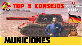 Top 5 Consejos Como usar Munición World of Tanks Blitz en Español | Tutorial | Cómo usar explosivas