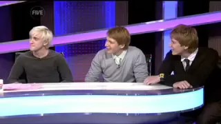 Oliver and James Phelps and Tom Felton on Live from Studio 5 2/12/09