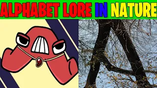 Alphabet Lore But They Transform In Nature