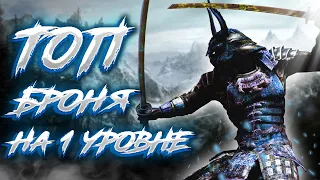 The Elder Scrolls V Skyrim SE  ТОПовые Доспехи на 1 уровне броня и оружие клинков !!!