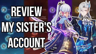 ASMR | Tour My Sister’s AR60 Genshin Impact Account With Me 😴🩷