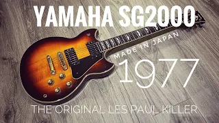 Having fun with my “new” 1977 Yamaha SG2000 with a JC120 and some MXR pedals