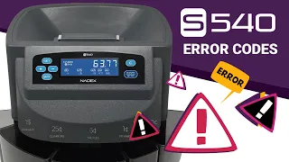 Nadex S540 Coin Sorting Machine: Troubleshoot Error Codes