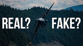 🤔Did I fake this video? [C-17 tactical flying]