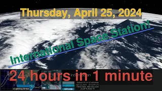 International Space Station HD camera [04-25-2024] - Daily Time Lapse #timelapse #nasa #iss