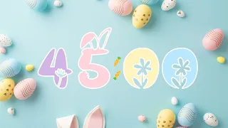 45 Minutes Pastel Springtime Countdown Timer