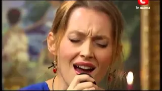 Aida Nikolaychuk sings for Thomas Anders. X-Factor - 3 [20.10.2012]