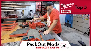 Top 5 Must Have Items for the Milwaukee Tools Packout System. ( Mods and Hacks)