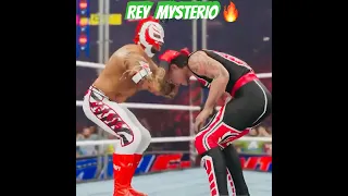 REY MYSTERIO VS DOMINIK MYSTERIO WWE 2K23. #shorts #ps5 #wwe #2k23 #reymysterio