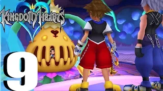 Kingdom Hearts 1 HD Gameplay Walkthrough Part 9 - Helping Pinocchio - Monstro - BOSS: Cage Parasite
