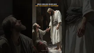 Jesus Healing blind man #jesus #shorts #god