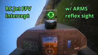 FPV RC Jets - E-flite Viper 90 vs Freewing Eurofighter Dusk Intercept Using Reflex Sight