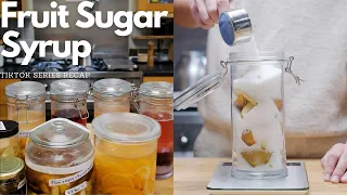Making fruit syrup with just fruit and sugar (Cheong) | TikTok Recap |