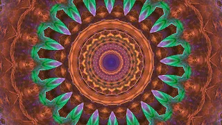 3 HRS of Healing Relaxing Meditation Music w 4K Psychedelic Visuals Mandala - Relieve Anxiety w Art