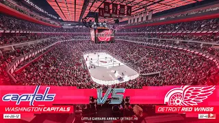 Washington Capitals vs Detroit Red Wings 11/3/2022 NHL 23 Gameplay