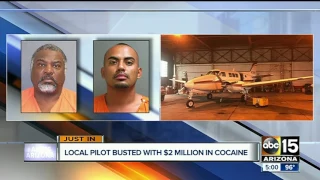 Tempe flight instructor arrested for having $2 million in cocaine on plane