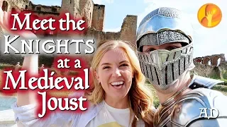 We meet the Knights at a Medieval Joust! #AD | Maddie Moate