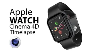 Smart Watch 3D Modeling Timelapse | Cinema 4D - Photoshop