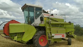 🇺🇦 Все буде Україна. Перший колос 2022. Молотимо озимий ячмінь. Claas Dominator 48s.🌾