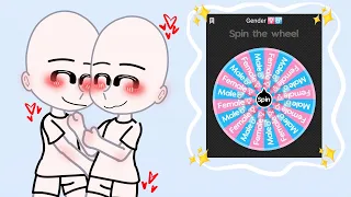 Making a couple❤️ || ✨️Gay Edition✨️ || || First Video!! || || Oc Wheel || || Read Description vv||