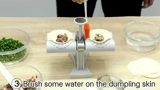 How to use dumpling maker machine?