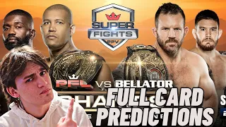 PFL VS. BELLATOR: CHAMPS FULL CARD PREDICTIONS!