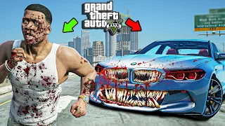 GTA 5 - Franklin Attack By Cursed Killer Car Is That BMW Killer Car