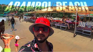 #18 Arambol Beach 2023 | Goa Vlog | Market, Night life | Goa 2023 |Mini Russia @travelwithdzone ​